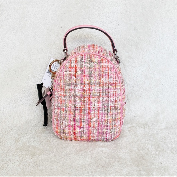 NWT Kate Spade Twill Convertible Mini Backpack